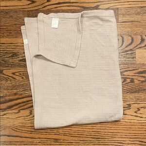 Mini Mori (Baby Mori) tan baby blanket